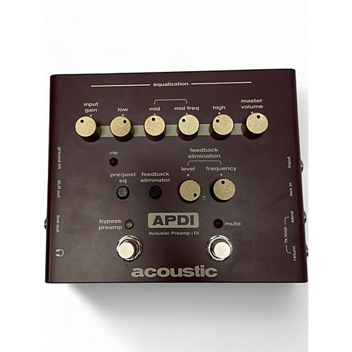 Acoustic Used Acoustic APDI Effect Pedal