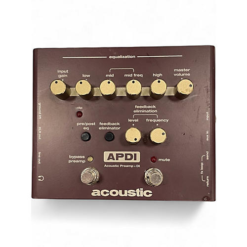 Used Acoustic APDI PREAMP DI Pedal