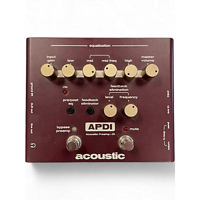 Used Acoustic APDI acoustic Preamp Pedal