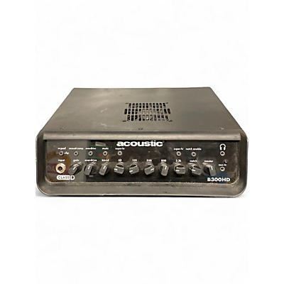 Used Acoustic B300H 300W Bass Amp Head