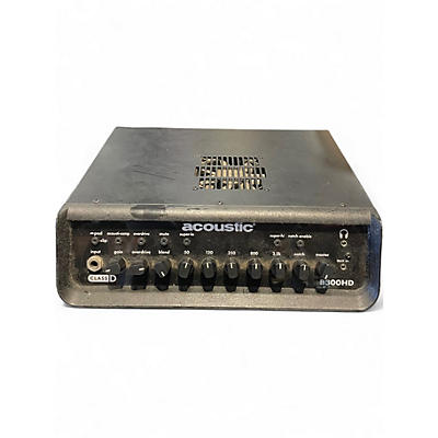 Used Acoustic B300H 300W Bass Amp Head