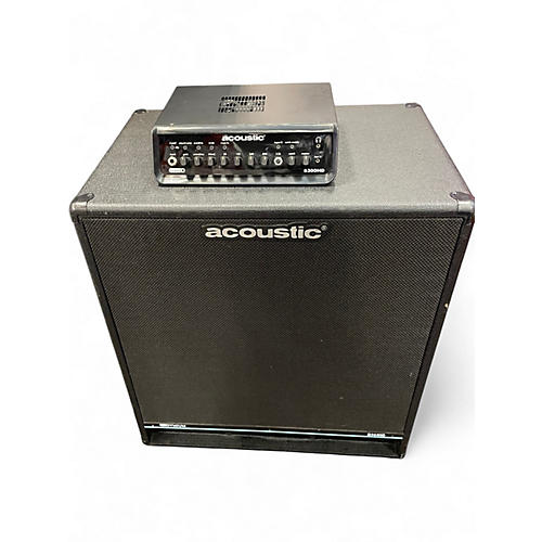 Used Acoustic B300HD AND 410C Bass Stack