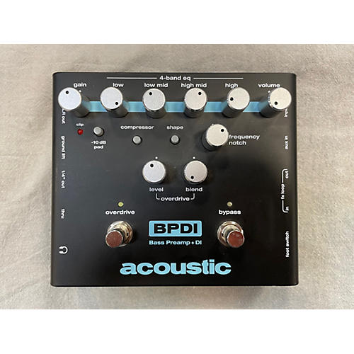 Acoustic Used Acoustic BPDI Bass Effect Pedal