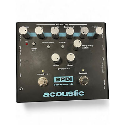 真空管Bass Preamp Black B Factory Bass Preamp Overdrive Pedal with EQ Compression