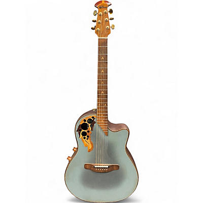 Used Adamas 2087GT DENIM BLUE Acoustic Electric Guitar