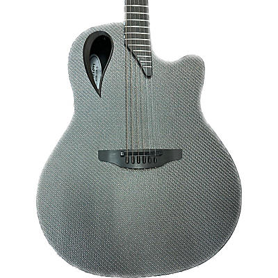 Adamas Used Adamas MD80-CR9 Black Woven Carbon Fiber BLACK CARBON Acoustic Electric Guitar