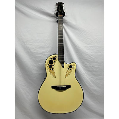 Adamas Used Adamas Melissa Etheridge Signature Blonde Acoustic Electric Guitar