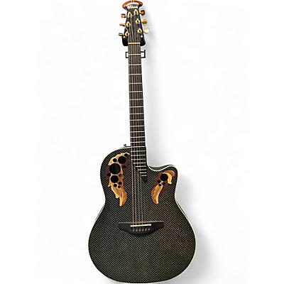 Used Adamas W597 Graphite Pearl Acoustic Electric Guitar