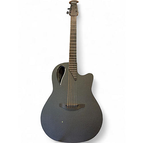 Used Adamas md80-nwt Black Acoustic Electric Guitar Black