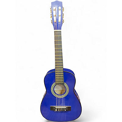 Used Adm 1/2 SCALE CLASSICAL GUITAR BLUE Acoustic Guitar