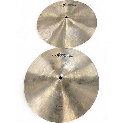 Used Agazarian 13in HIHATS Cymbal