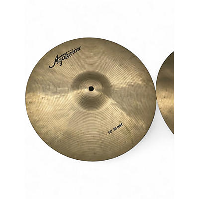 Used Agazarian 13in hi hat Cymbal