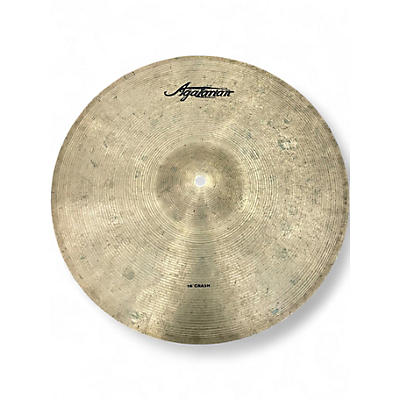 Used Agazarian 16in CRASH Cymbal