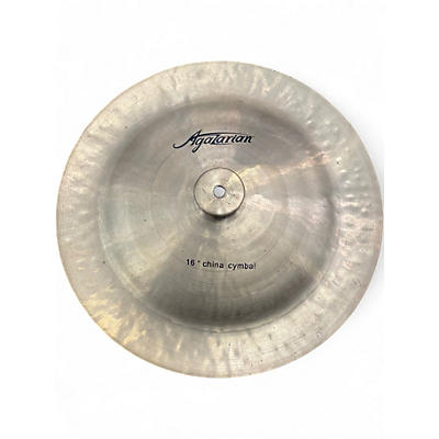 Used Agazarian 16in China Cymbal