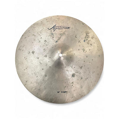 Used Agazarian 16in Crash Cymbal