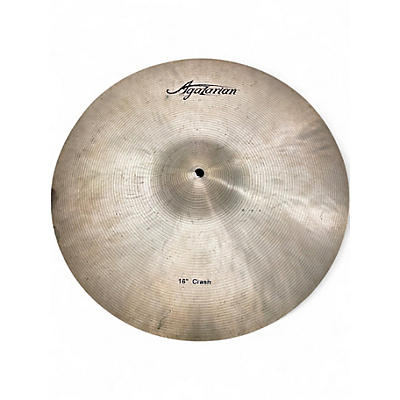Used Agazarian 16in Crash Cymbal