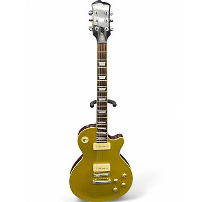 Used Agile 2000 Gold Top Solid Body Electric Guitar