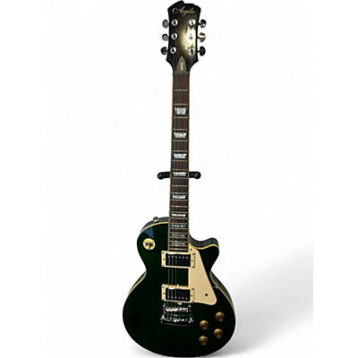 Used Agile 2000 Green Solid Body Electric Guitar