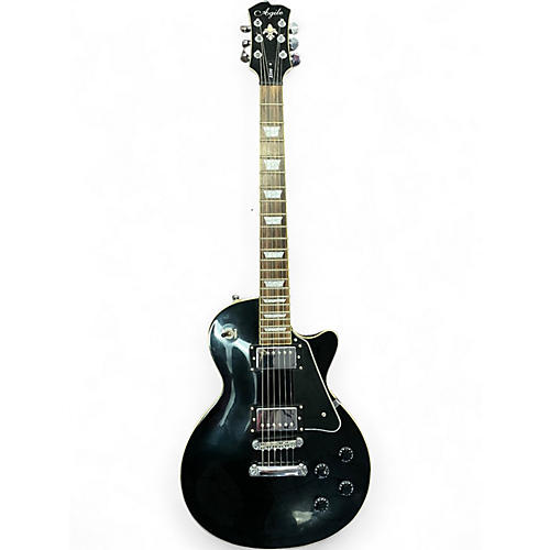 Used Agile 2500 Black Solid Body Electric Guitar Black