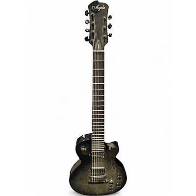 Used Agile 3010 Black Solid Body Electric Guitar