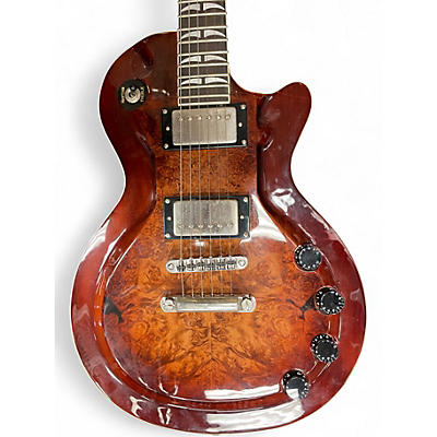 Used Agile AL-3020 Burl Brown Solid Body Electric Guitar