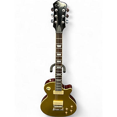 Used Agile AL 3100 Gold Top Solid Body Electric Guitar