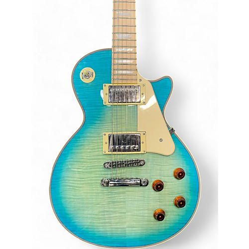 Agile Used Agile AL-3100MCC Ocean Blue Burst Solid Body Electric Guitar Ocean Blue Burst