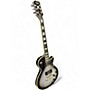 Used Agile AL-3200MCC Black and Silver Solid Body Electric Guitar Black and Silver