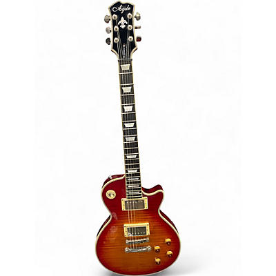 Used Agile AL-3200MCC Cherry Sunburst Solid Body Electric Guitar