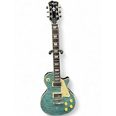 Used Agile AL-3200MCC Ocean Turquoise Solid Body Electric Guitar