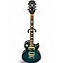 Used Agile AL2000 Blue to Black Fade Solid Body Electric Guitar Blue to Black Fade