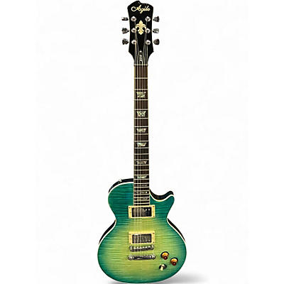 Used Agile AL3010 Sea Mist Solid Body Electric Guitar