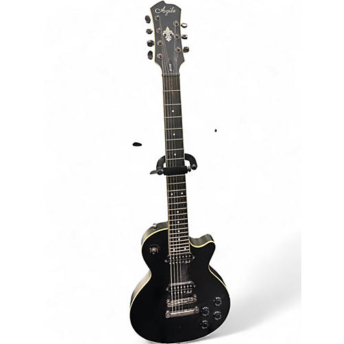 Used Agile AL3110 Black Solid Body Electric Guitar Black