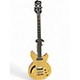 Used Agile BARITONE Natural Hollow Body Electric Guitar Natural