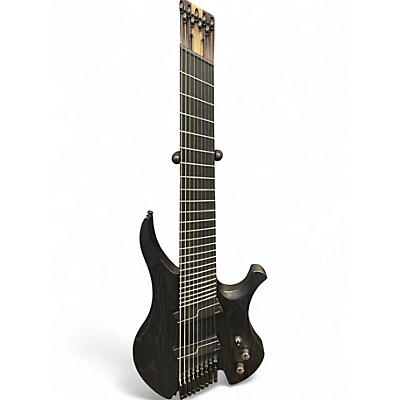 Used Agile Chiral Nirvana 9 String Black Solid Body Electric Guitar