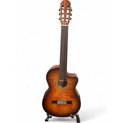 Used Agile Classical 625 EQ Cut 2 Color Sunburst Classical Acoustic Guitar