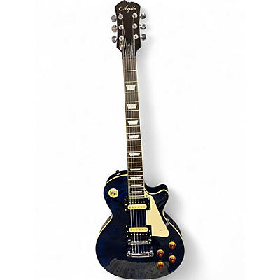 Used Agile DAUNTLESS Ocean Blue Solid Body Electric Guitar