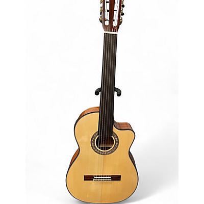 Used Agile Double Cut Natural Solid Body Electric Guitar