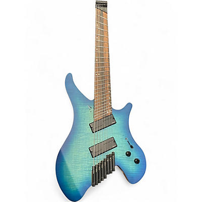 Used Agile GEODESIC Blue Solid Body Electric Guitar