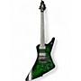 Used Agile Ghost Trans Green Solid Body Electric Guitar Trans Green