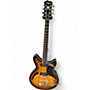 Used Agile HARM 1 BIGSBY 2 Tone Sunburst Hollow Body Electric Guitar 2 Tone Sunburst