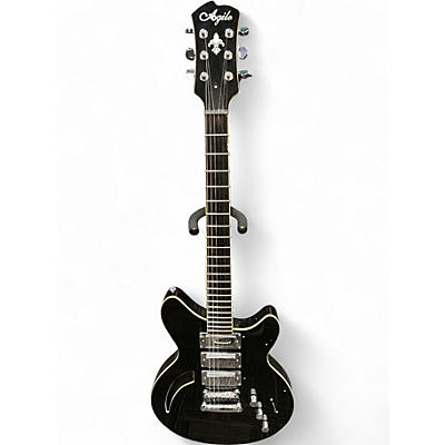 Used Agile HARM 3 Black Solid Body Electric Guitar