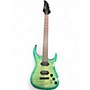 Used Agile INTERCEPTOR 7 STRING ELECRIC GREEN Solid Body Electric Guitar ELECRIC GREEN