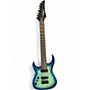Used Agile Interceptor 747 LH Aqua Burst Solid Body Electric Guitar Aqua Burst