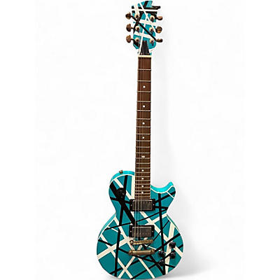 Used Agile LP STYLE TEAL Solid Body Electric Guitar