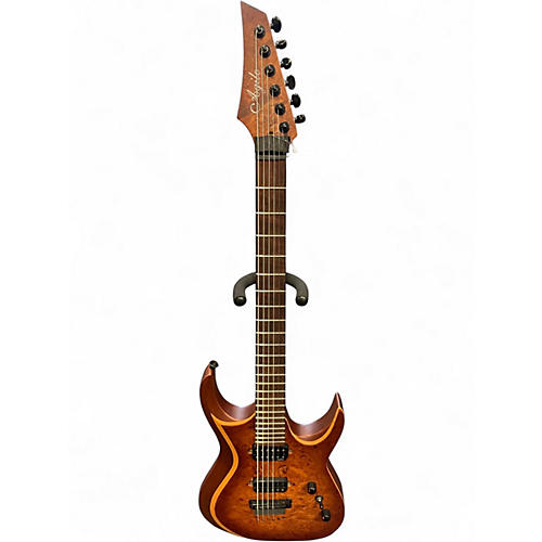 Used Agile Legacy 627 Natural Solid Body Electric Guitar Natural