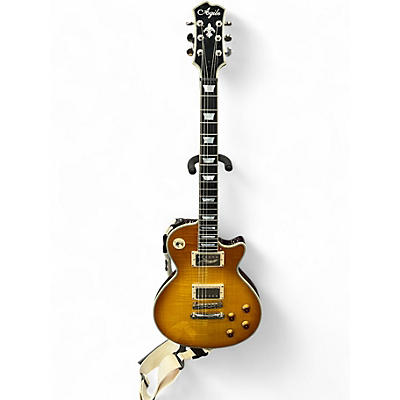 Used Agile ML-3200MCC Lemonburst Solid Body Electric Guitar