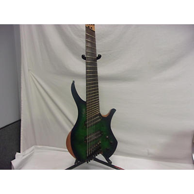 Agile Used Agile Parallax Chiral Multiscale Eight String Satin Green Solid Body Electric Guitar