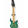 Used Agile Septor 725 7 String Green Solid Body Electric Guitar Green