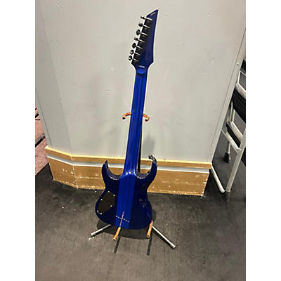 Agile Used Agile Septor 727 7 String Trans Blue Solid Body Electric Guitar